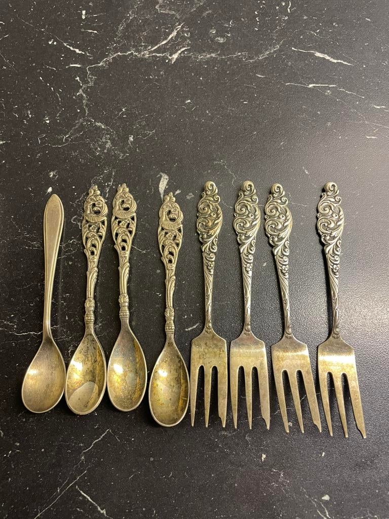 Oude lepeltjes en vorkjes Gero, Sola en zilverstad!, Ophalen of Verzenden