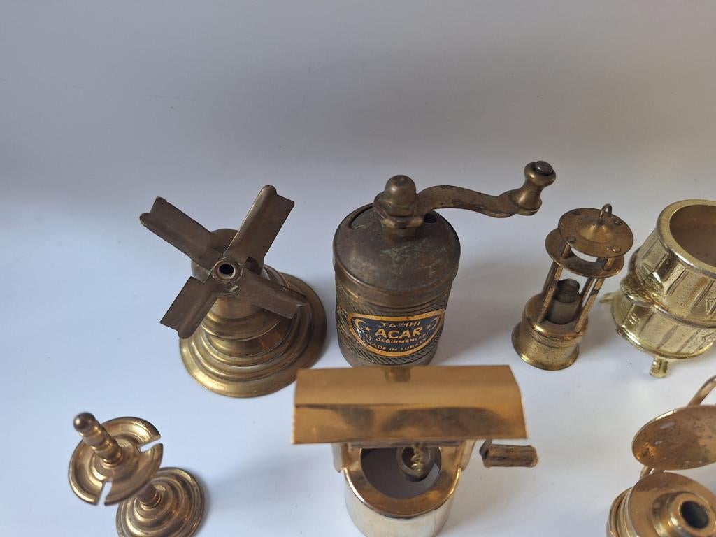 9 messing miniaturen, Ophalen of Verzenden, Dier