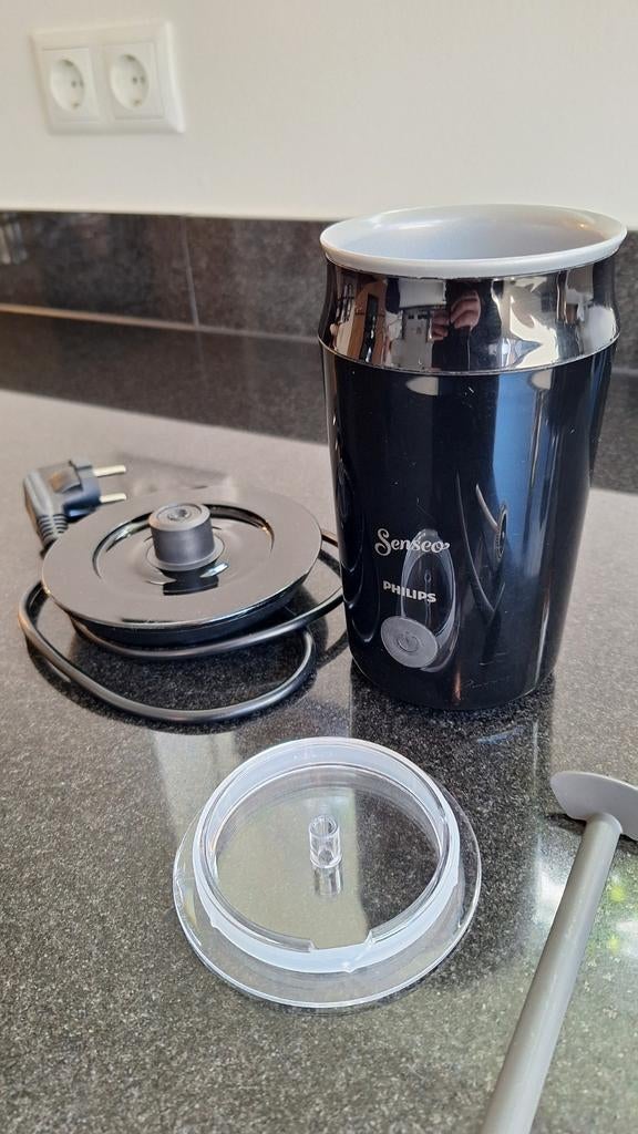 Senseo melkopschuimer zwart, Ophalen of Verzenden, Gebruikt, Elektrische melkopschuimer