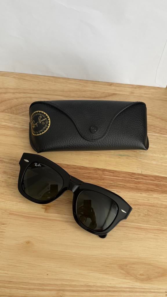 Ray ban RB2186 State Street zonnebril, Ophalen of Verzenden, Zo goed als nieuw, Bril, Ray-Ban