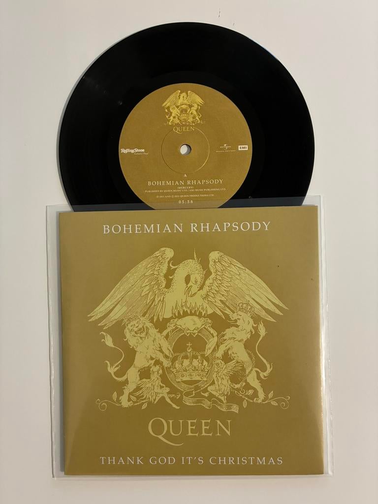 Queen - Bohemian rhapsody / Thank God It’s Christmas, Cd's en Dvd's, Vinyl Singles, Single, 7 inch, Ophalen of Verzenden