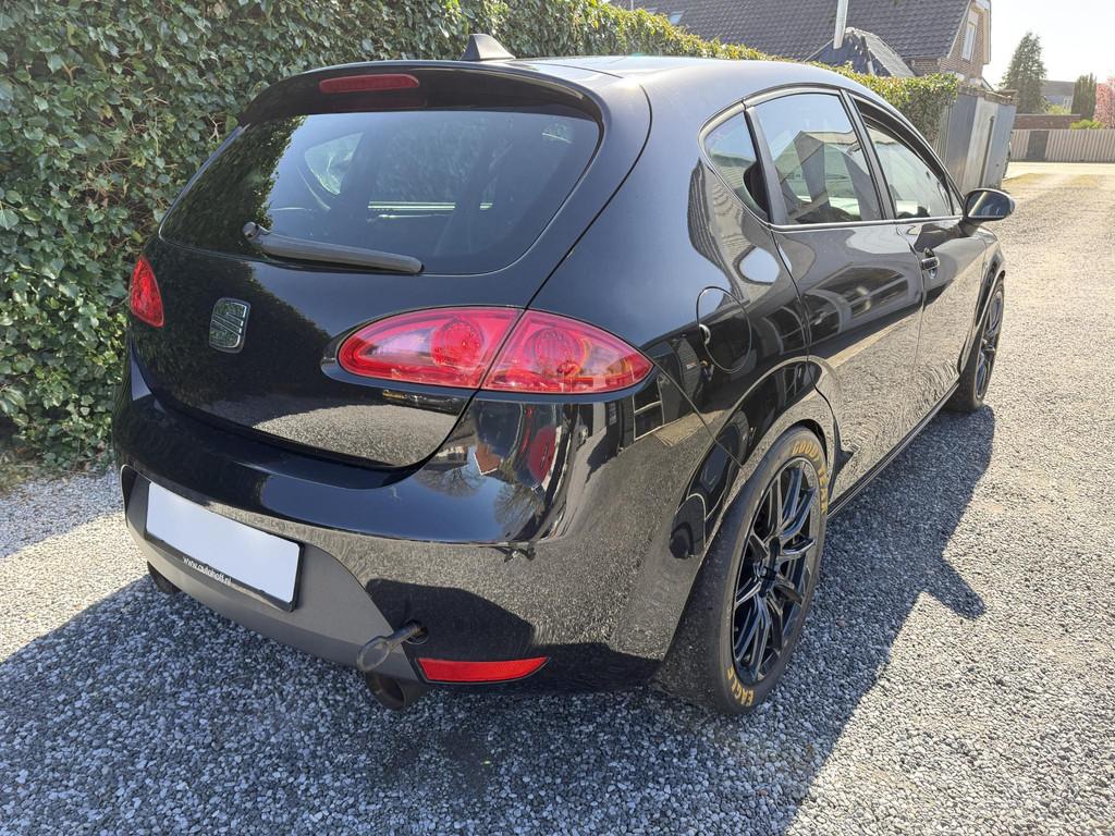 SEAT Leon 2.0 TFSI FR | Raceauto / Trackday | FIA Rolkooi |, Stof, Gebruikt, Zwart, Zwart