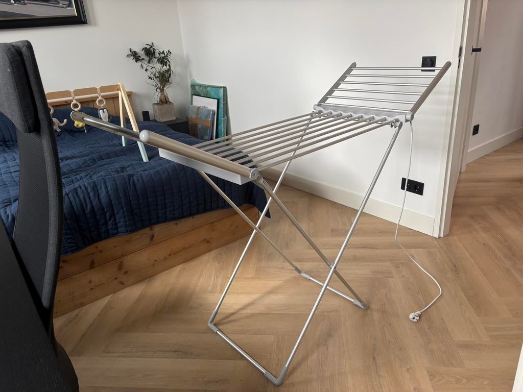 Elektrisch verwarmd droogrek Alora, inklapbaar, 20 stangen, Ophalen, Zo goed als nieuw, Wasrek