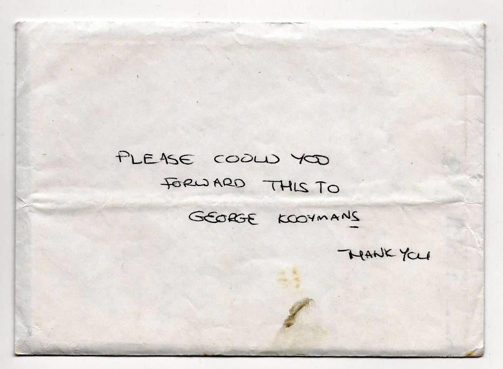 Golden Earring: Brief aan George Kooymans. (kopie), Ophalen of Verzenden, Gebruikt