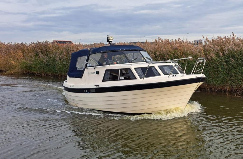 Prachtige Noorse Spitsgatter Sollux 825, Watersport en Boten, Gebruikt, Diesel, Ophalen of Verzenden, Polyester