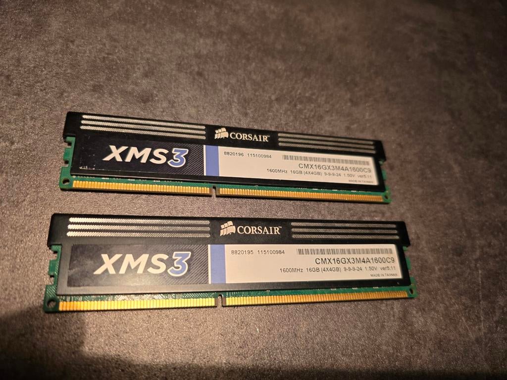 Corsair XMS3 DDR3 RAM geheugen 16GB, Computers en Software, Ophalen of Verzenden