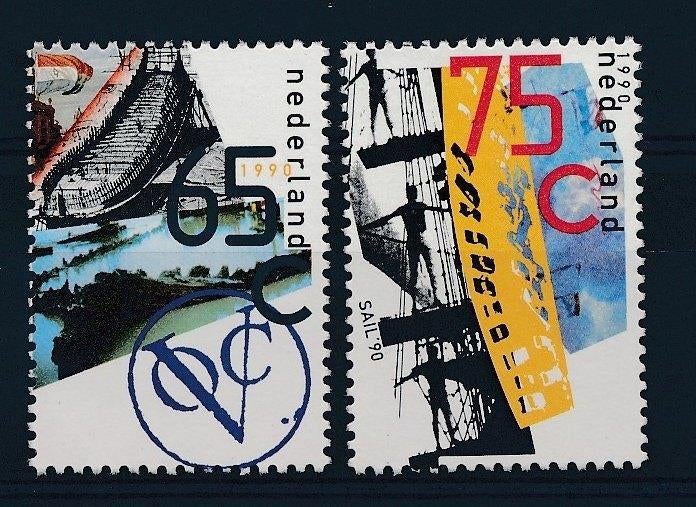 1453 - 1454 (jaar 1990) | VOC en Sail Amsterdam, Postzegels en Munten, Postzegels | Nederland, Ophalen of Verzenden, Na 1940, Postfris
