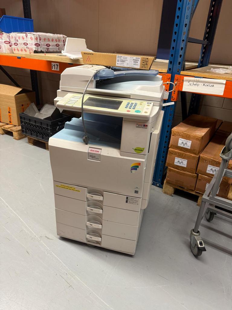 Ricoh kopieermachine, Computers en Software, Printers, Gebruikt, Ophalen of Verzenden, Kopieermachine, Zwart-en-wit printen
