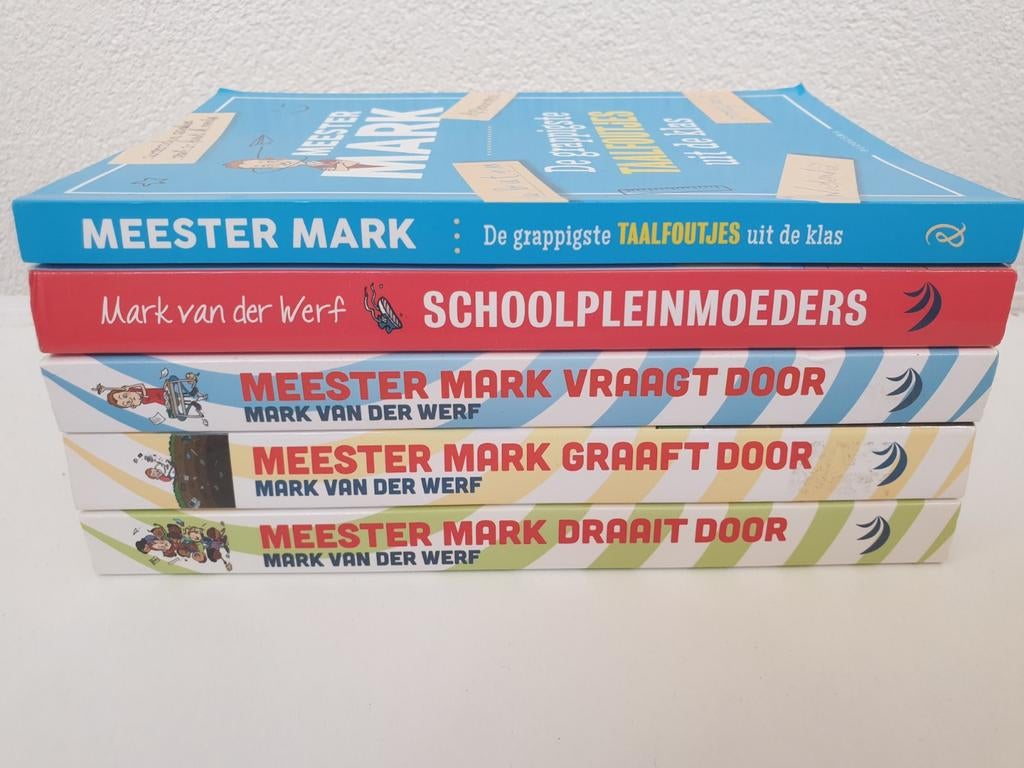 Meester Mark Boekenpakket - 5 Boeken van Mark van der Werf, Ophalen of Verzenden, Gelezen, Mark van der Werf