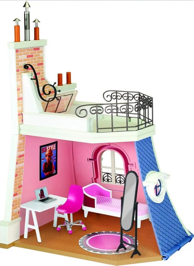 Miraculous Ladybug Marinette's 2-in-1 Balkon & Slaapkamerset, Ophalen of Verzenden, Zo goed als nieuw, Meisje