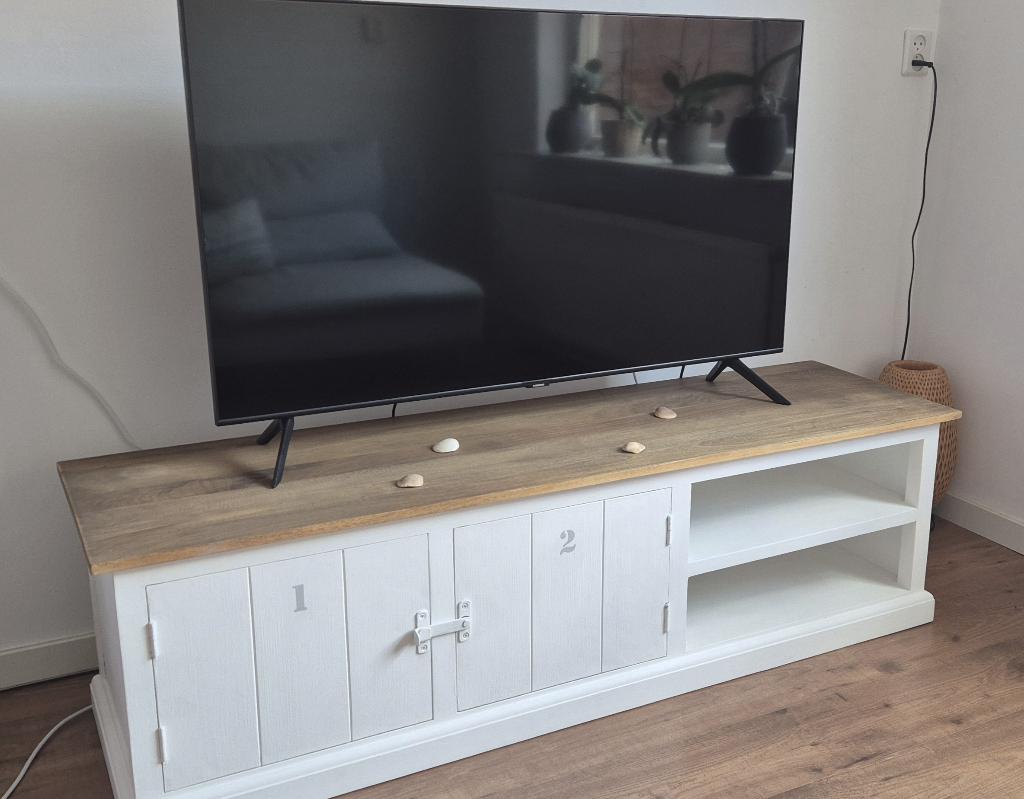 Maison du Monde TV meubel – landelijke/coastal stijl, Ophalen, 150 tot 200 cm, Landelijke/coastal stijl, Zo goed als nieuw