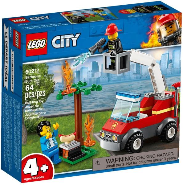 Lego City set 60212 Barbecuebrand blussen, Kinderen en Baby's, Speelgoed | Duplo en Lego, Nieuw, Lego, Complete set, Compleet