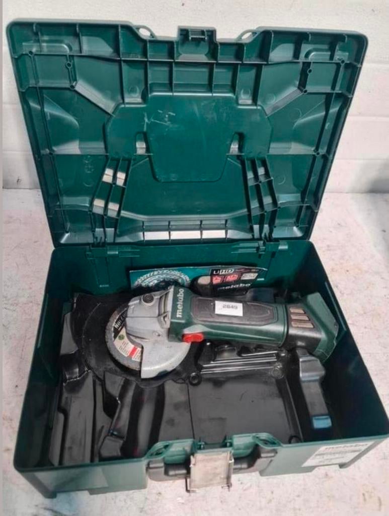 Metabo haakse slijper W 18 LTX 125 body in koffer, Ophalen of Verzenden, Metabo, N.v.t, N.v.t