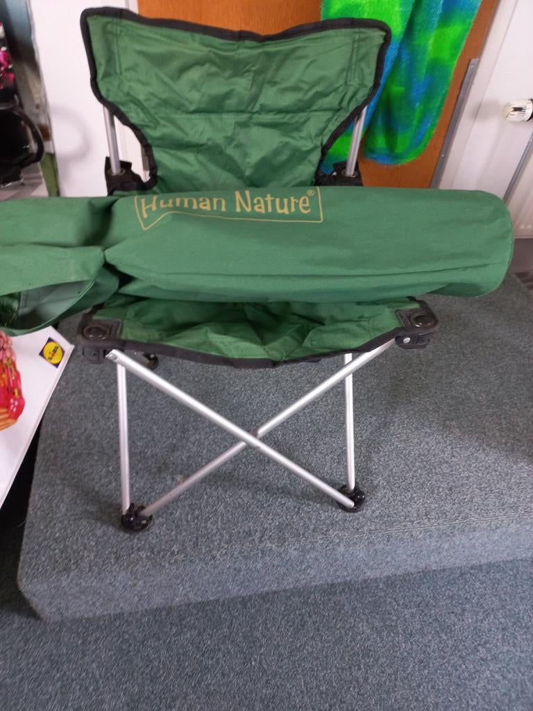 1 human nature inklapbare stoel, Ophalen, Gebruikt, Campingstoel