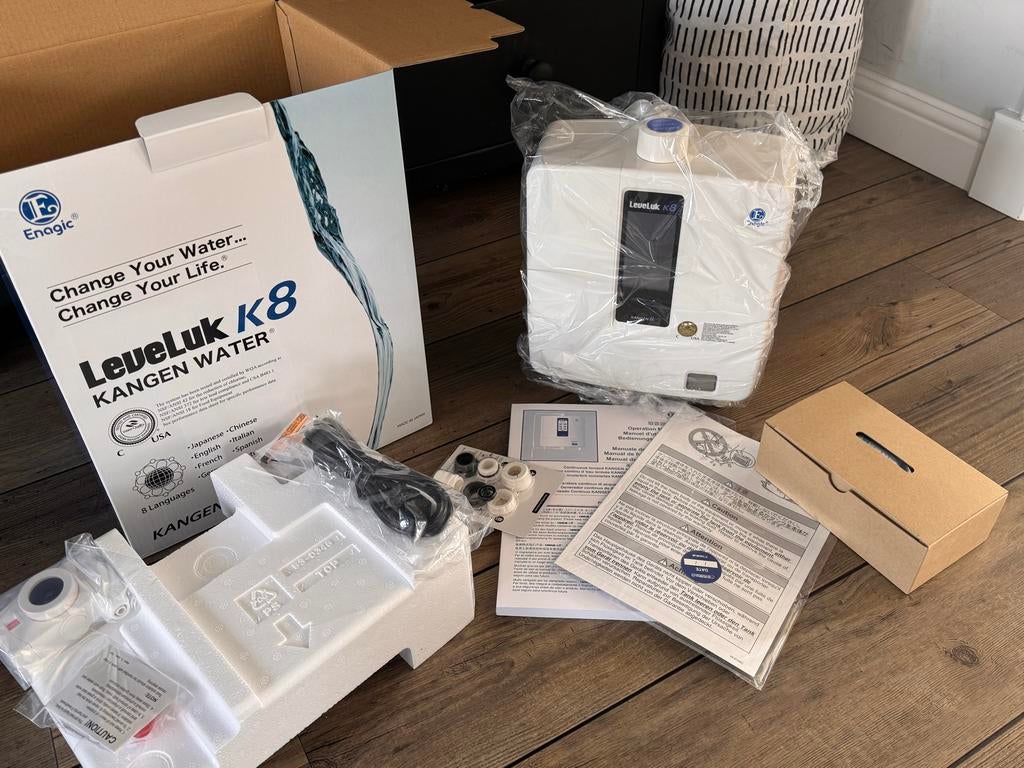 Nieuwe LeveLuk K8 Kangen Water Elektrolyse Apparaat, Ophalen of Verzenden, Nieuw, Elektrische waterontharder