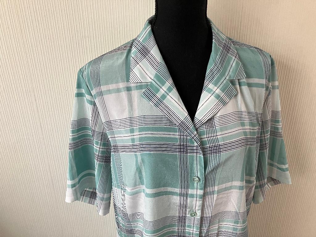 delmod maat 46 oksel tot oksel 62 cm, Ophalen of Verzenden, Zo goed als nieuw, Groen, Maat 46/48 (XL) of groter