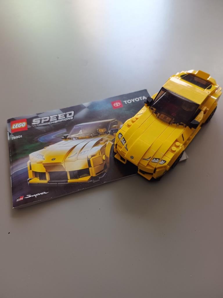 Lego 76901 Speed Champions Toyota Supra compleet, Kinderen en Baby's, Speelgoed | Duplo en Lego, Ophalen of Verzenden