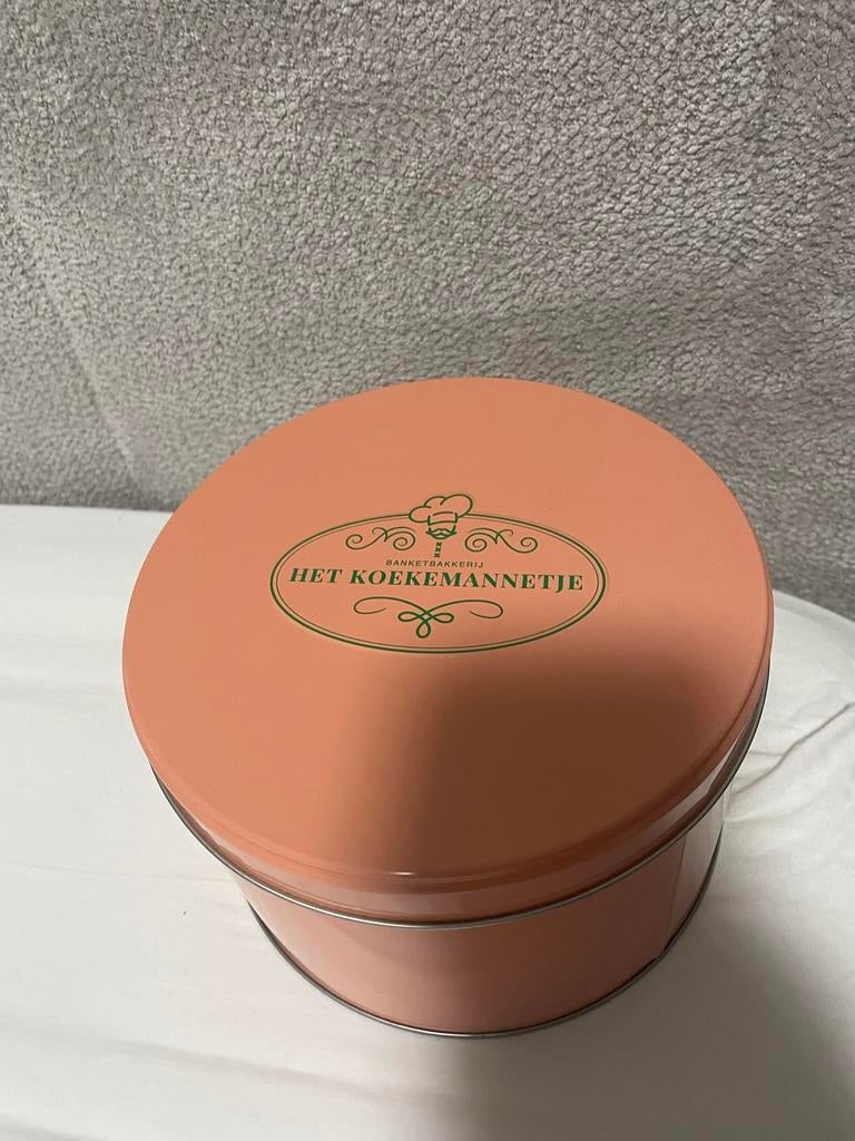 Leuke Koekemannetje koektrommel - Zo goed als nieuw!, Ophalen of Verzenden, Zo goed als nieuw