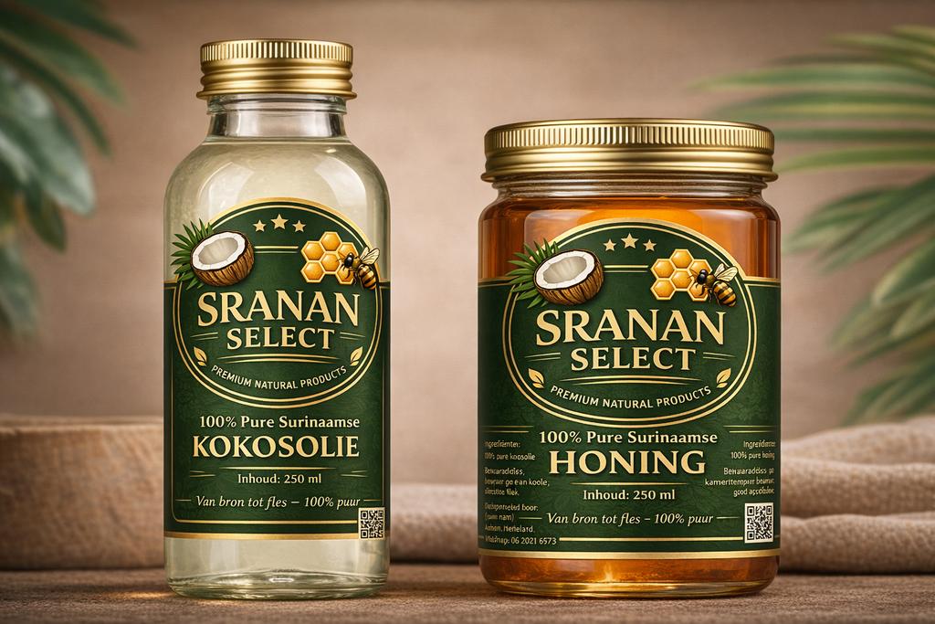 100% Pure Surinaamse Kokosolie & Honing |100–500 ml | Arnhem, Diversen, Ophalen of Verzenden