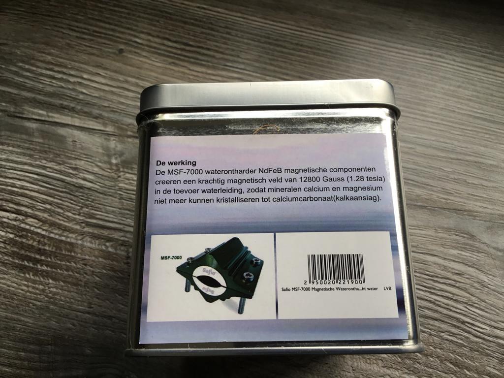 Safio MSF-7000 Magnetische Waterontharder, Ophalen, Gebruikt, Magnetische wateronthardeer