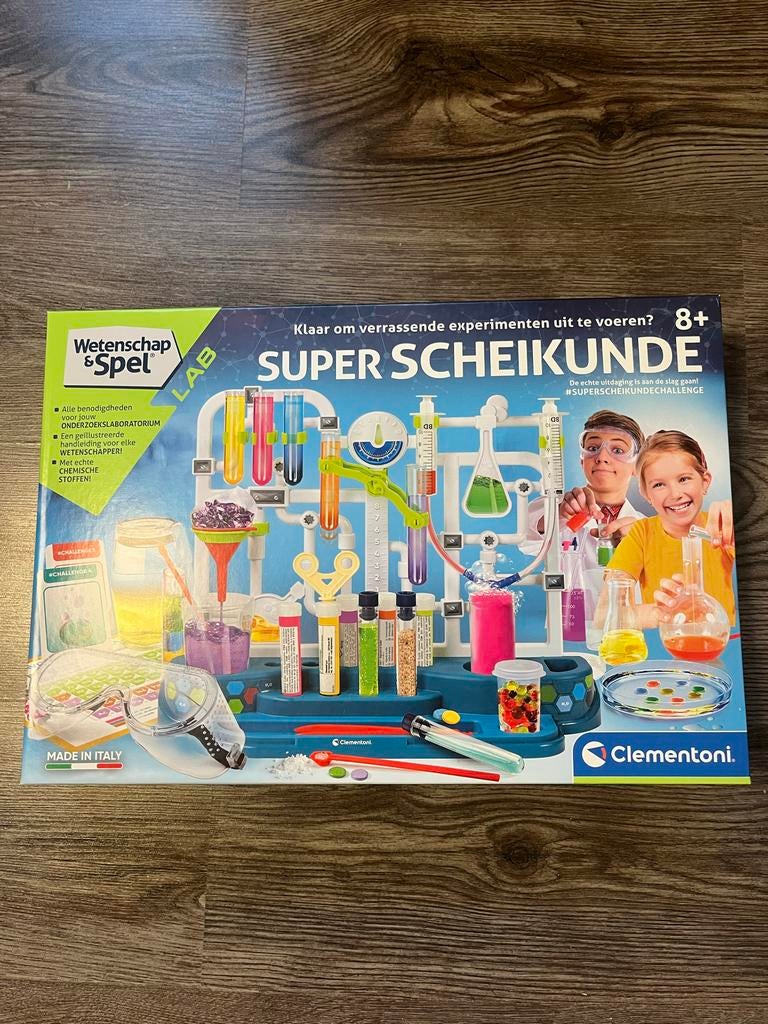 Clementoni Super Scheikunde Wetenschap & Spel Lab - Nieuw, Ophalen of Verzenden, Nieuw, Ontdekken