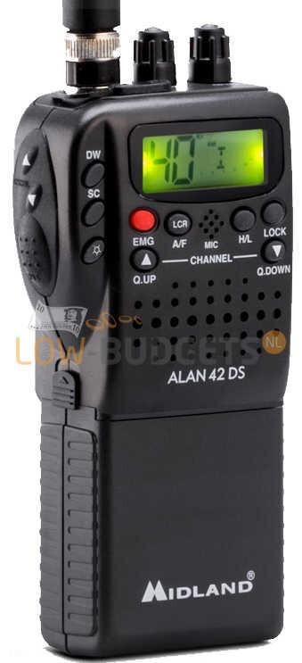 Midland Alan 42 DS Multi Portabele CB Radio, Verzenden