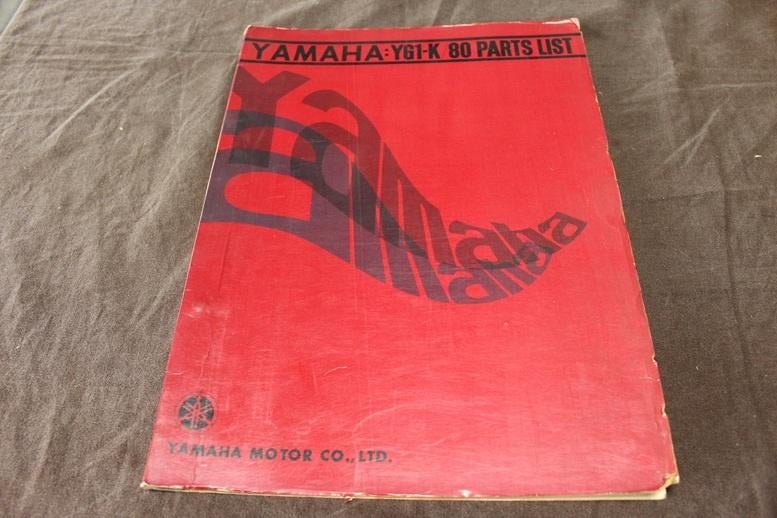 Yamaha YG1 K 80cc 1964 motorcycle parts list, Ophalen of Verzenden, Yamaha