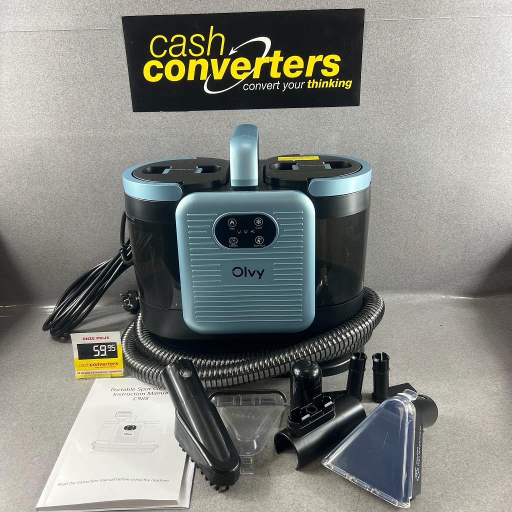 Olvy portable spot cleaner C988 | compleet in doos | 405971, Doe-het-zelf en Verbouw, Reinigingsmachines, Gebruikt, Overige typen