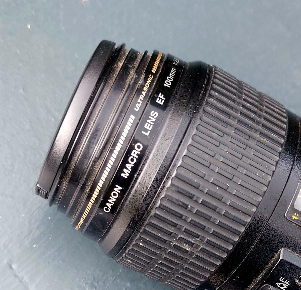 Canon Macro Lens EF 100mm 1:2.8 USM, Ophalen of Verzenden, Gebruikt, Macrolens