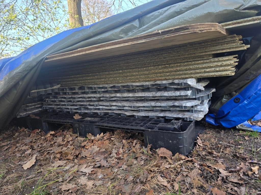 Osb + underlayment gratis af te halen, Ophalen, Minder dan 25 mm, Plank, Minder dan 200 cm