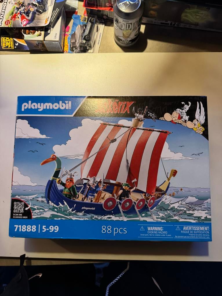 Playmobil Asterix: Vikingenschip (71888), Ophalen of Verzenden, Nieuw, Jongen of Meisje