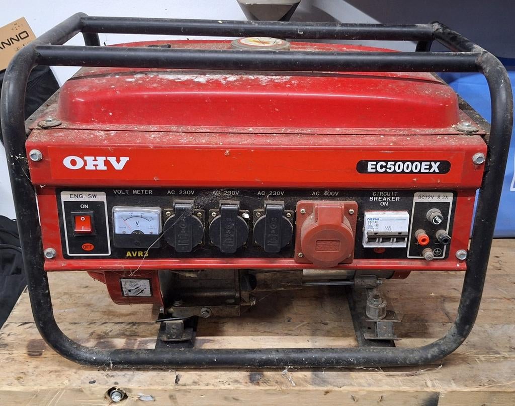 Generator aggregaat, Ophalen, Gebruikt