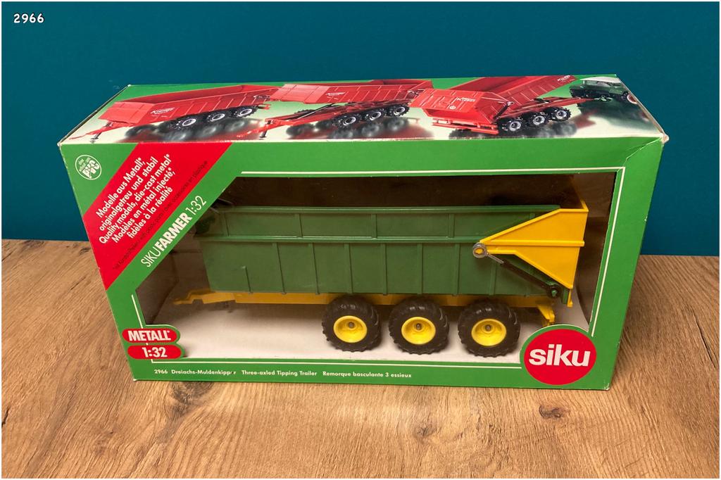 Siku 2966 - Krampe TW 800 Aanhangkiepwagen 1:32, Ophalen, Gebruikt