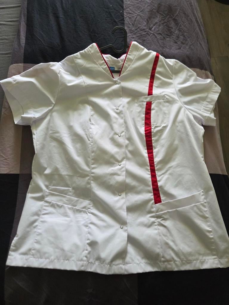 De Berkel zorgjasje wit met rood, maat 2XL, Berkel, Ophalen of Verzenden, Nieuw