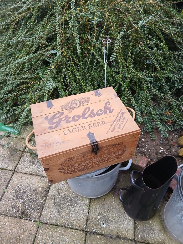 Houten grolsch export krat, Ophalen of Verzenden, Grolsch