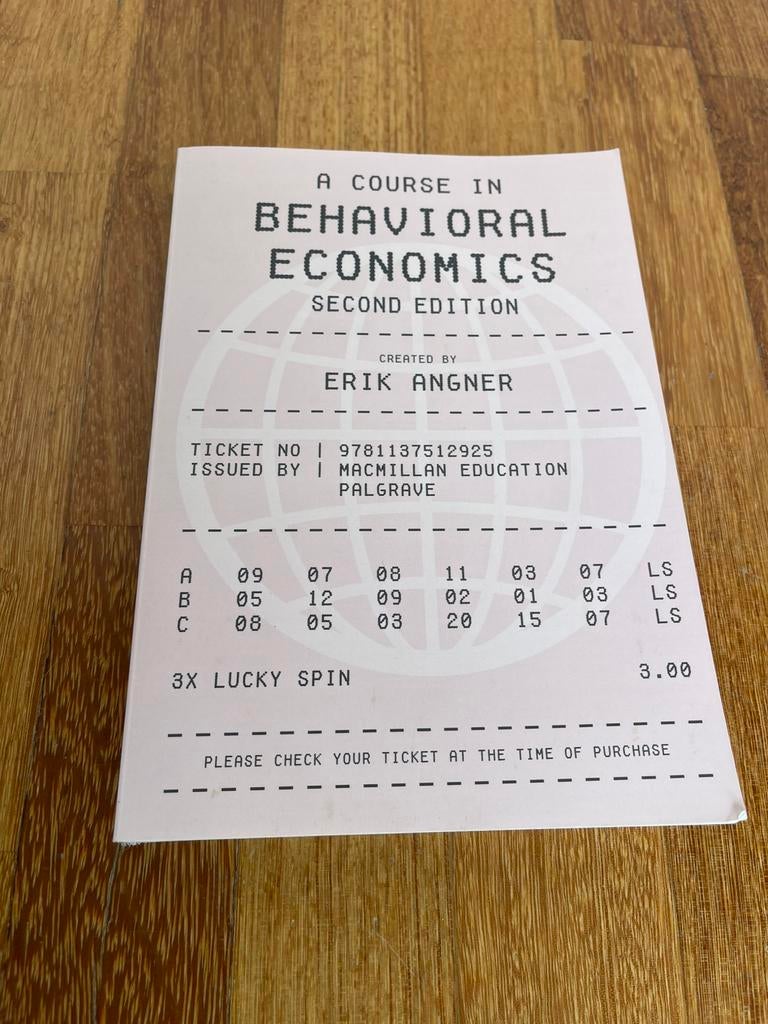 A course in behavioral economics 9781137512925, Ophalen of Verzenden, Zo goed als nieuw