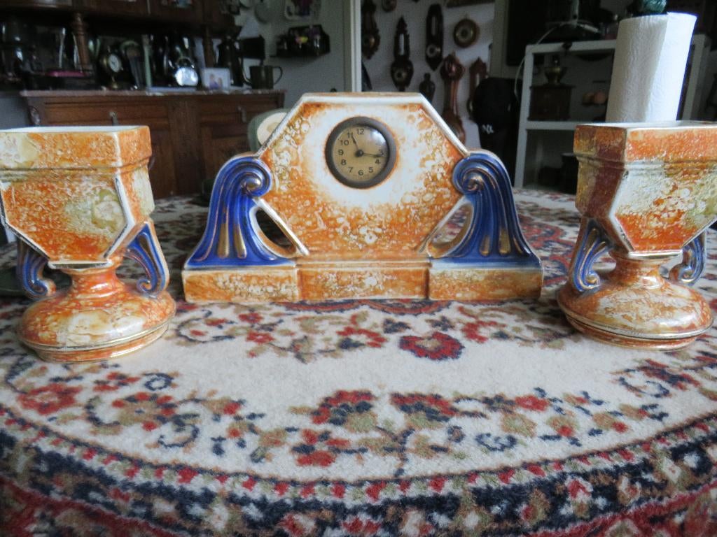 klokken stel, Antiek en Kunst, Antiek | Klokken, Ophalen of Verzenden