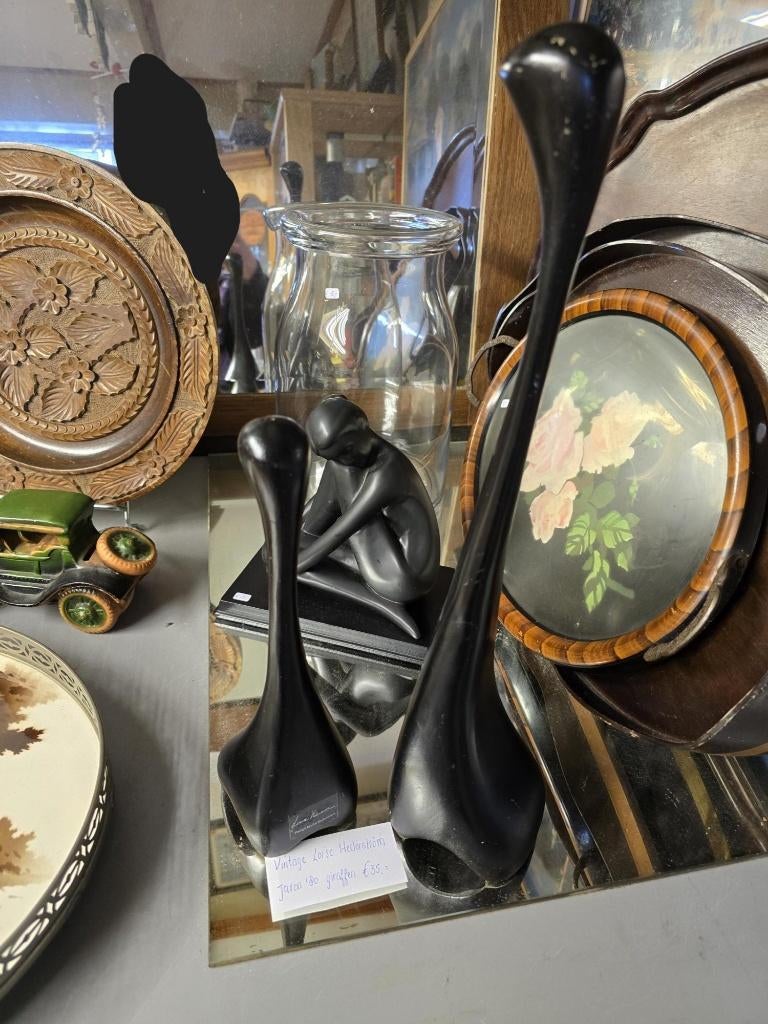 Vintage giraf beelden - jaren '80, Ophalen of Verzenden, Zo goed als nieuw, Dier