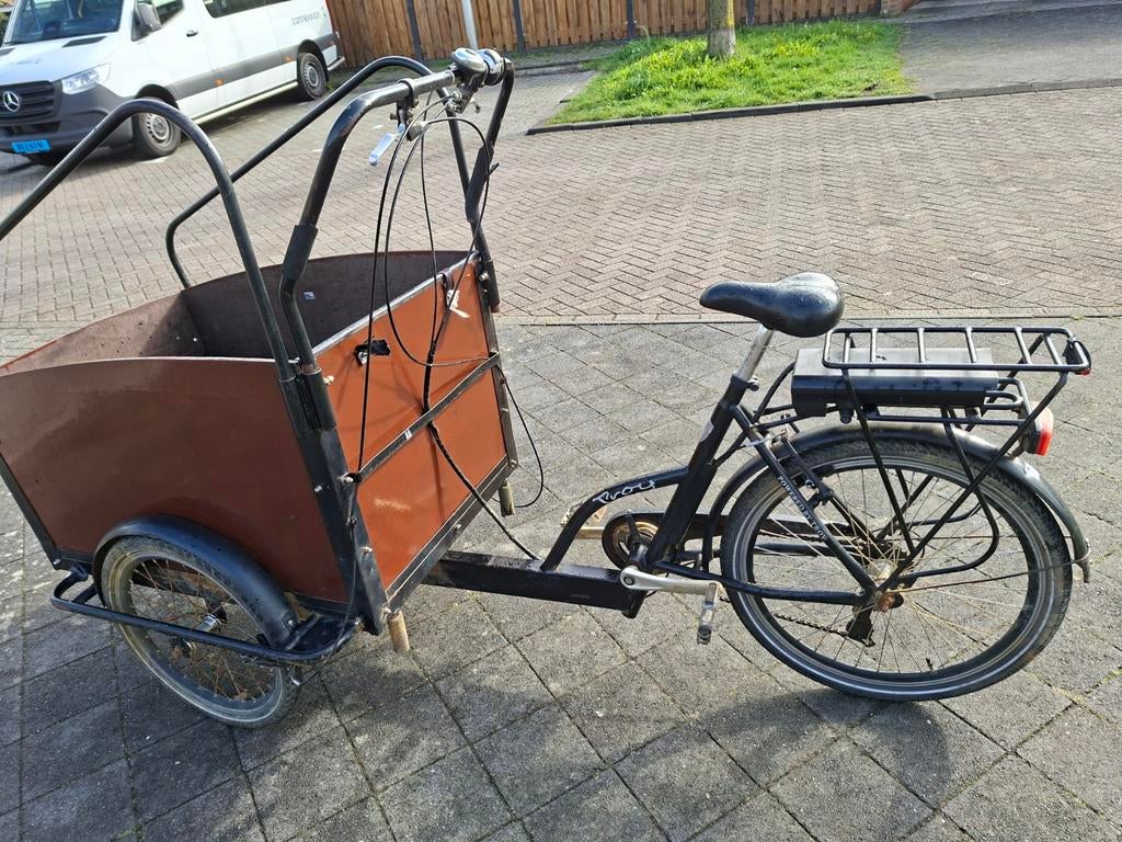 bakfiets terra met versnellingen prijs 175,-, Ophalen, Gebruikt, 4 kinderen of meer, Elektrisch