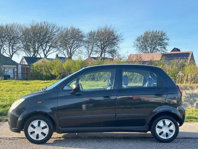 Chevrolet Matiz /0.8 Breeze Airco Electric pakket Audio-CD/M, Auto's, Chevrolet, Voorwielaandrijving, Stof, Gebruikt, Zwart