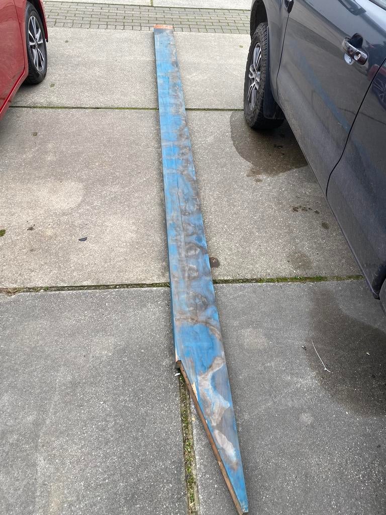 17 Gebruikte balken van 5 meter, Ophalen, Gebruikt, Balk, Vuren