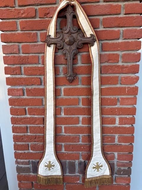 Oude liturgische stola., Ophalen of Verzenden, Gebruikt, Kleding, Christendom | Katholiek