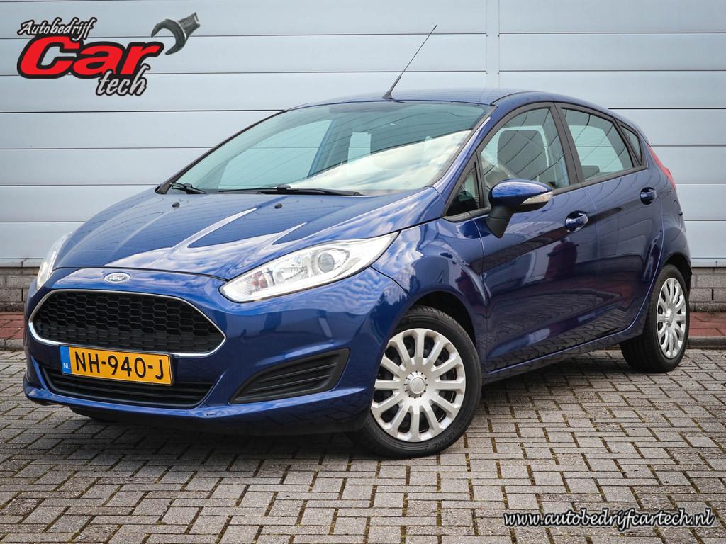 Ford Fiesta 1.0 Style Essential | Airco | Navi | Bluetooth |, Voorwielaandrijving, Stof, 525 kg, Blauw