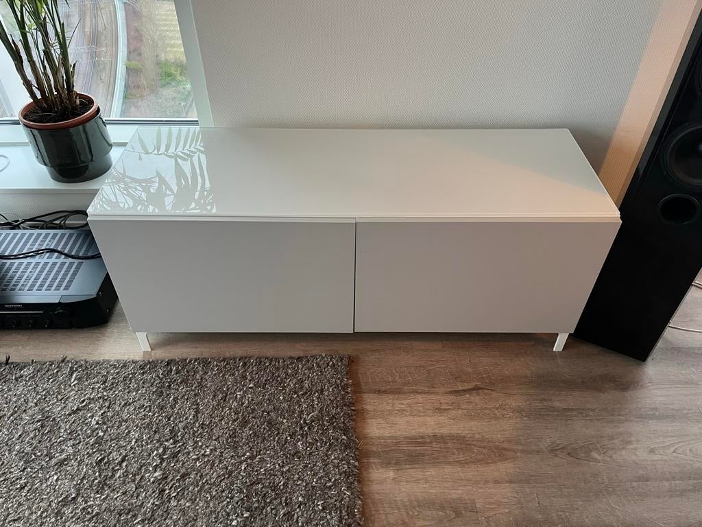 2x IKEA Besta tv-meubel, Huis en Inrichting, Kasten | Televisiemeubels, Gebruikt, 100 tot 150 cm, Ophalen of Verzenden, Minder dan 100 cm