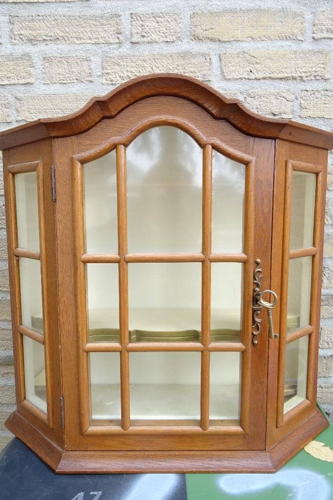 Hangkastje vitrine, Gebruikt, Minder dan 100 cm, 25 tot 50 cm, 50 tot 100 cm