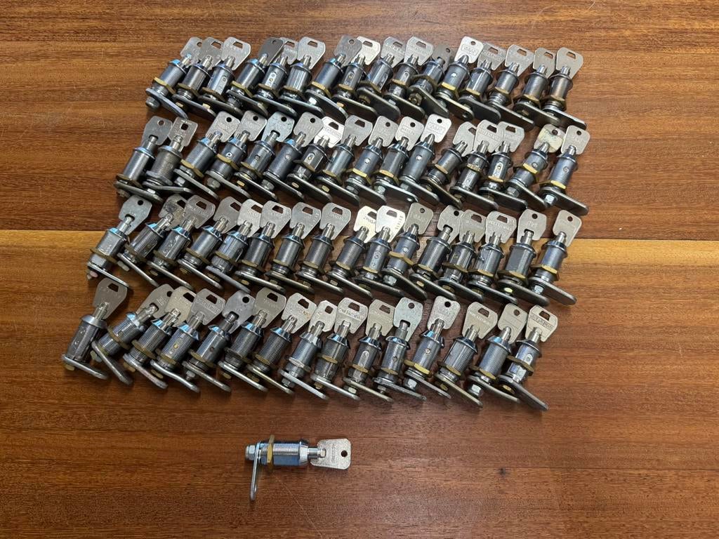 Originele gokkast sloten slot slotje slotjes fruitautomaat, Euro, Ophalen of Verzenden, Zo goed als nieuw