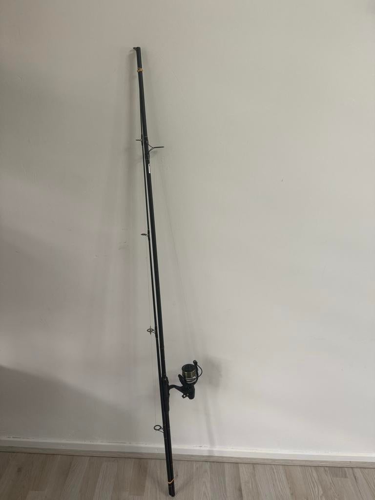 Hengel met molen, Ophalen, Zo goed als nieuw, Complete hengel