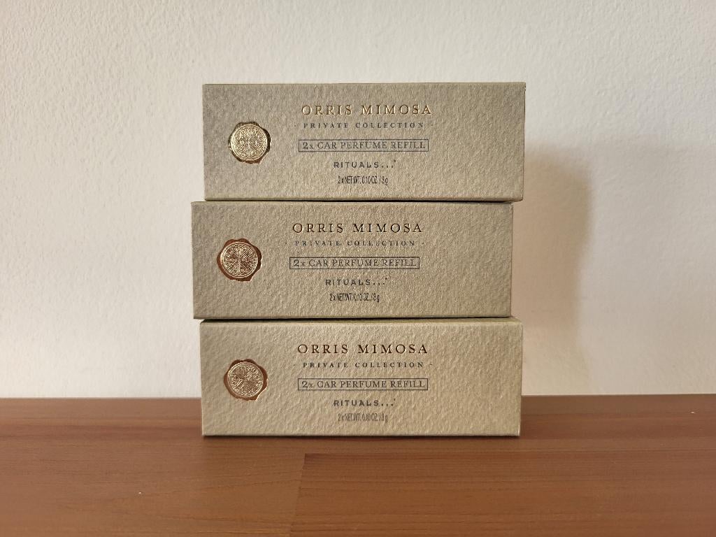 Rituals of Orris Mimosa - Car Perfume Refill 2x3gr - Nieuw, Ophalen of Verzenden, Nieuw