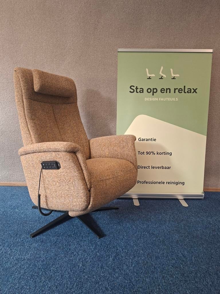 Sta op relax fauteuil Prominent S100 1j oud inclu verwarming, Huis en Inrichting, Fauteuils, 50 tot 75 cm, Minder dan 75 cm, Ophalen of Verzenden