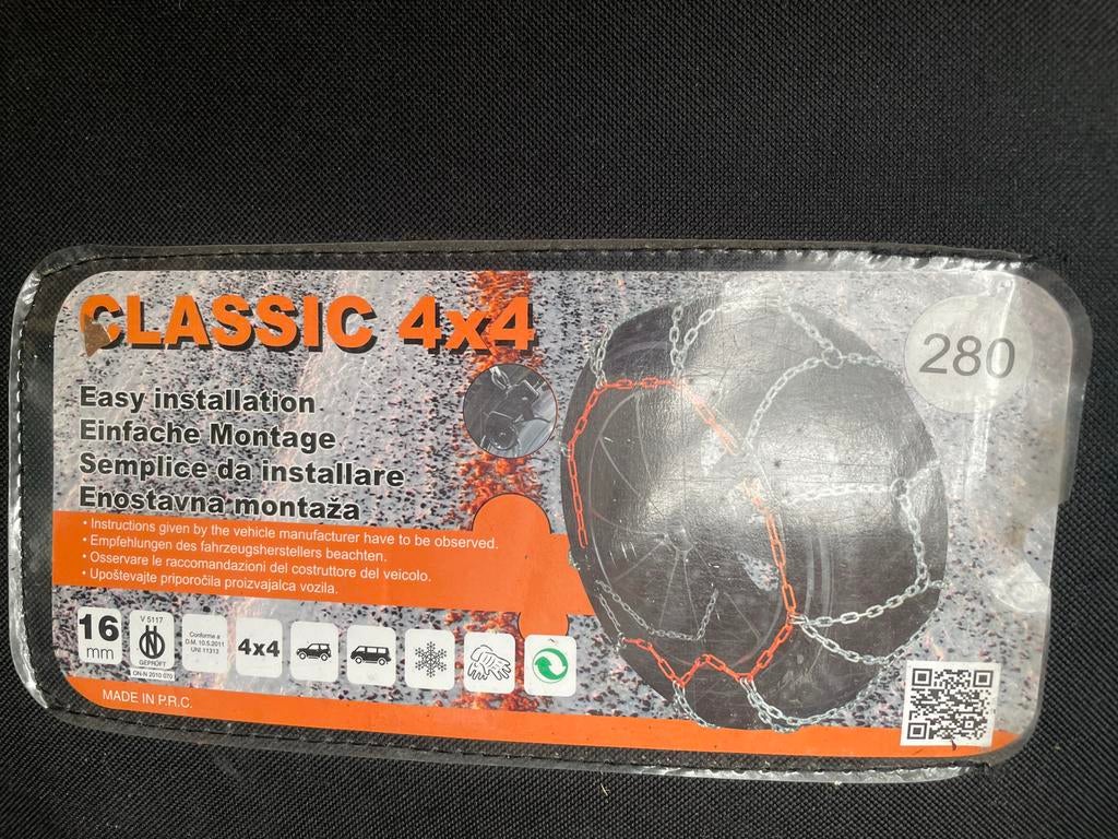 Classic 4x4 Sneeuwkettingen - Eenvoudige montage, Ophalen, Nieuw